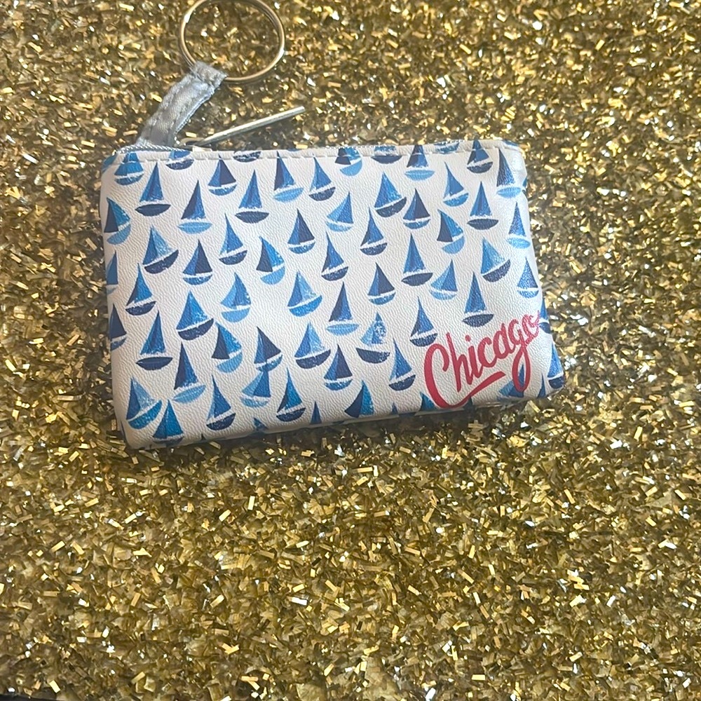 Starbucks Blue and Gray Pouch/Coffee lovers be cute.